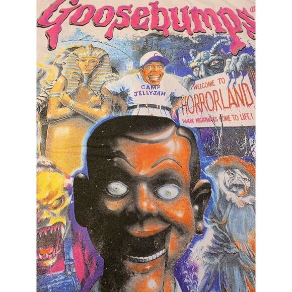 Goosebumps Officially Licensed Tshirt Mens Lg Welcome To Horrorland Graphic Tee - Picture 3 of 6